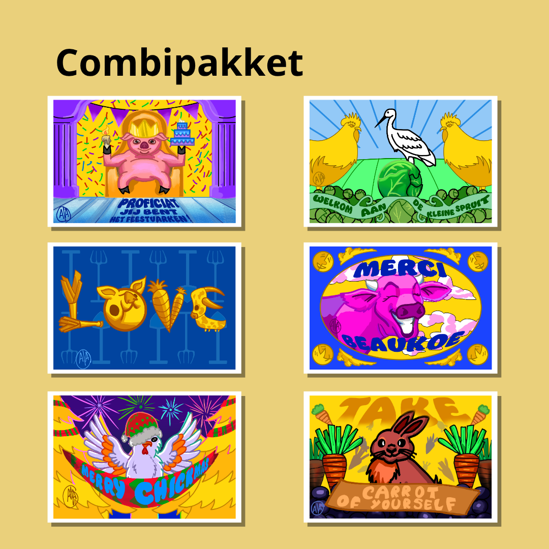 Kaartje Combipakket (6st)