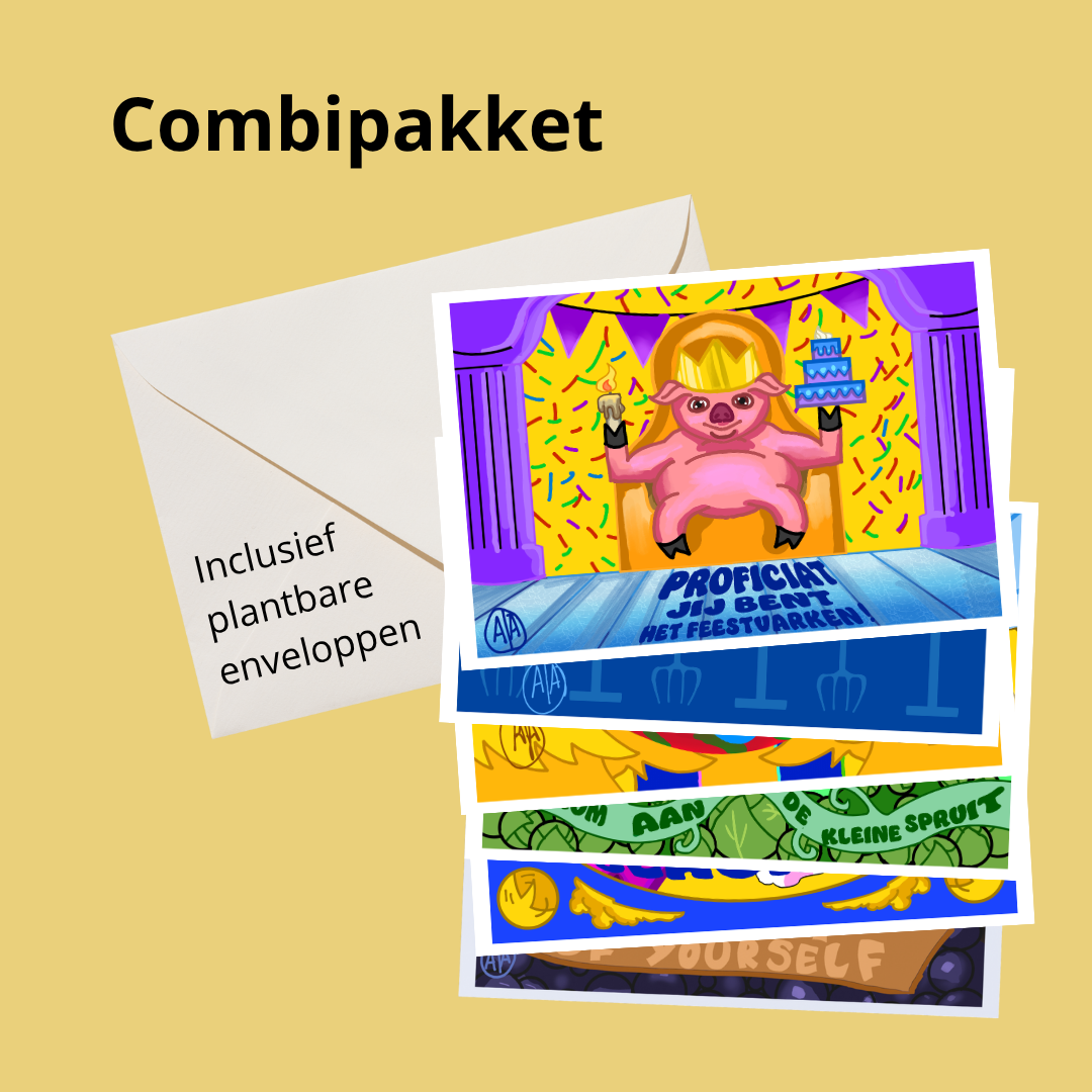 Kaartje Combipakket (6st)